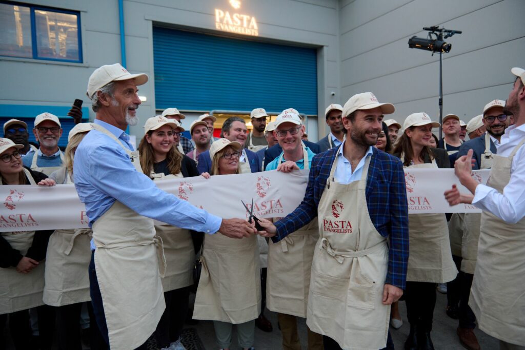 Pasta Evangelists factory opening 